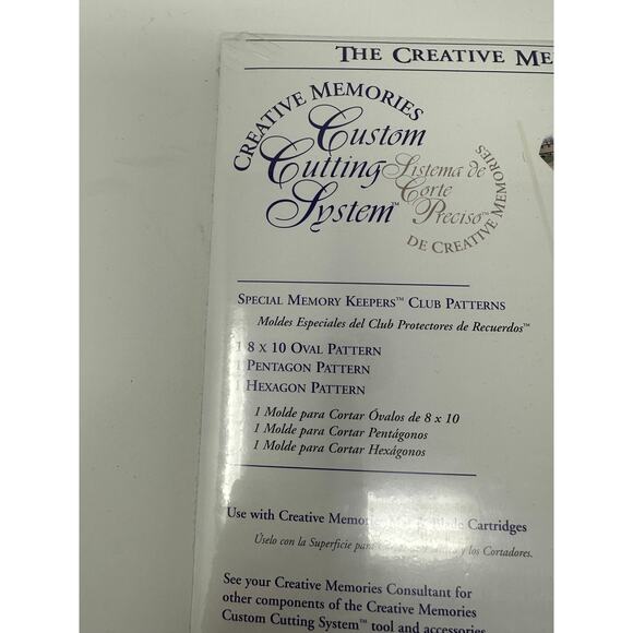 Creative Memories Custom Cutting System Memory Keepers Klub Pattern Kit NEW - Picture 3 of 4